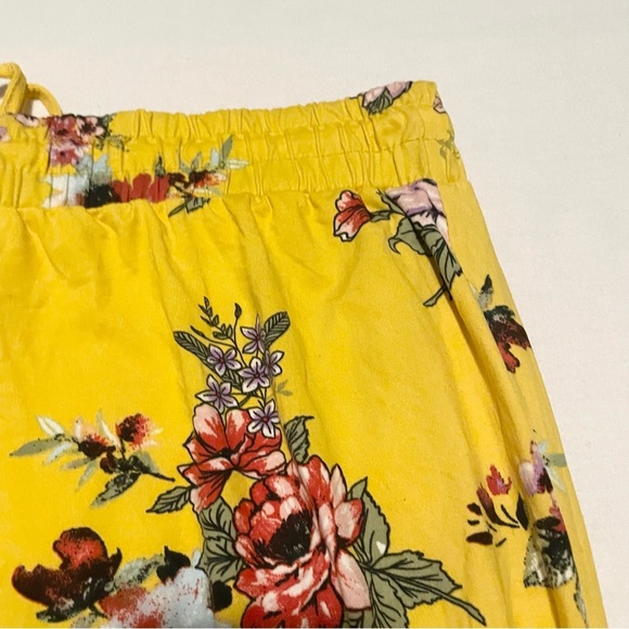 Eye Candy Floral Yellow Joggers Women’s Size 3X - Picture 11 of 15